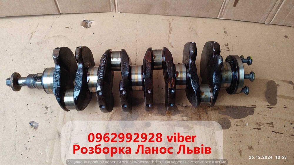 Коленвал 1.5 8v A15SMS Lanos Ланос R96350171 стандарт