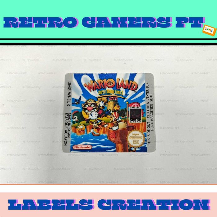 Wario Land - Label de reposição