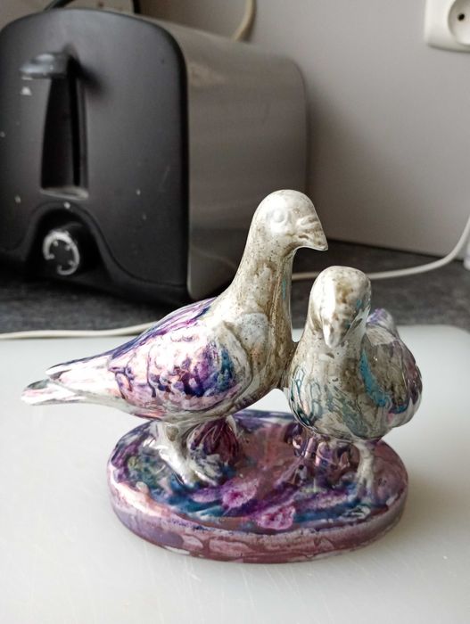 Figurka ptaków porcelana