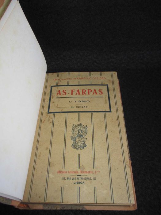 Livro As Farpas Ramalho Ortigão 7 Volumes