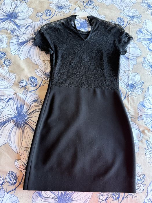 Vestido justo preto