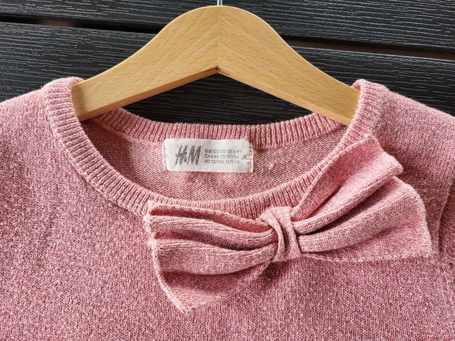 Sukienka dzianinowa H&M 122/128