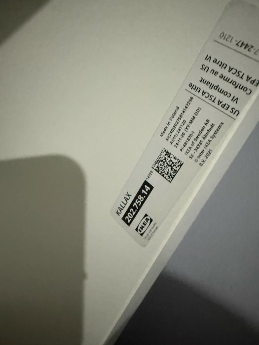 Regał + wkłady półki Kallax Ikea