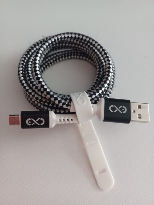 Ładowarka micro usb prawie nowa przewód, kabel długa