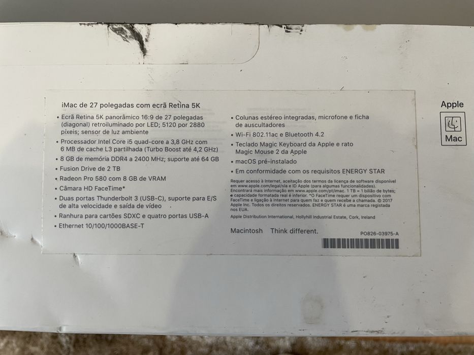 IMac 27 Retina 5K(2017)