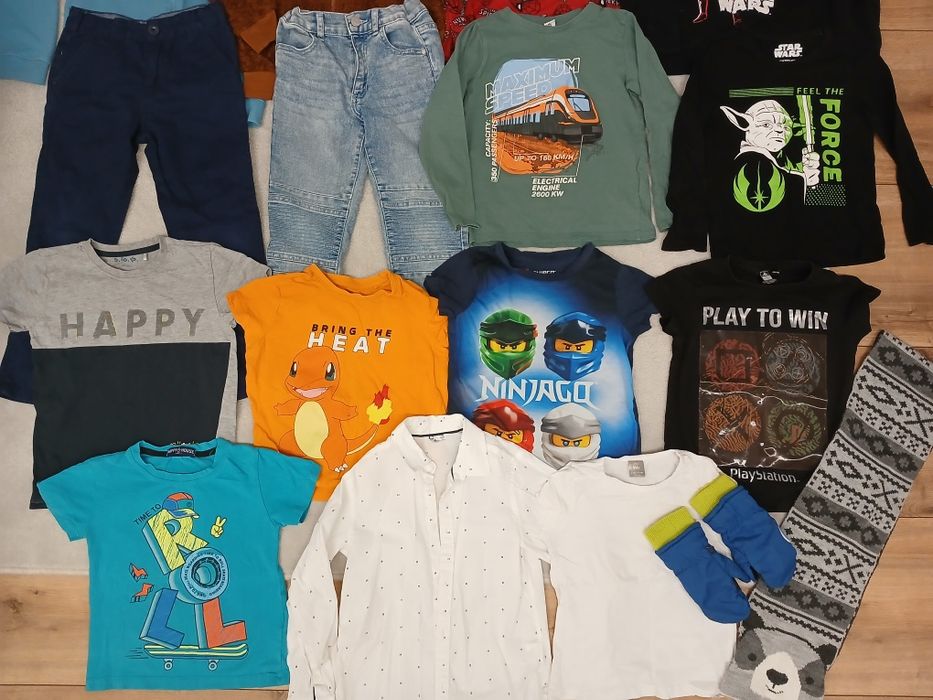 20szt. dla chłopca rozmiar 116cm