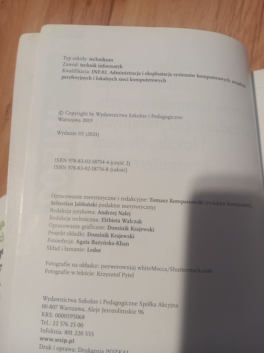 Administracja I eksploatacja systemów komputerowych część  2