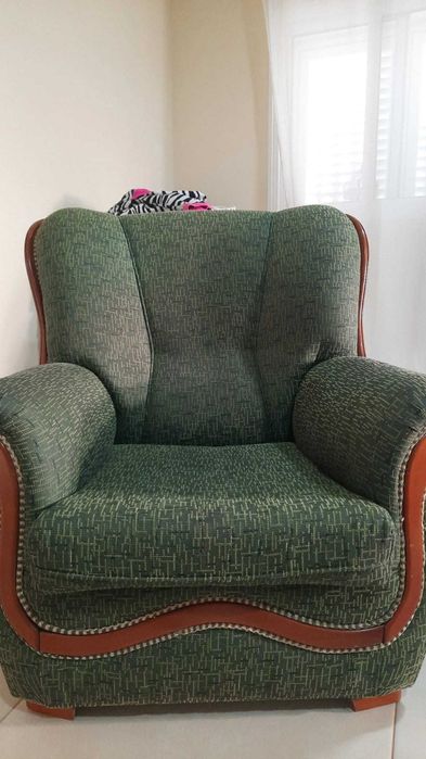 Sofá de 3 lugares + 2 Poltronas