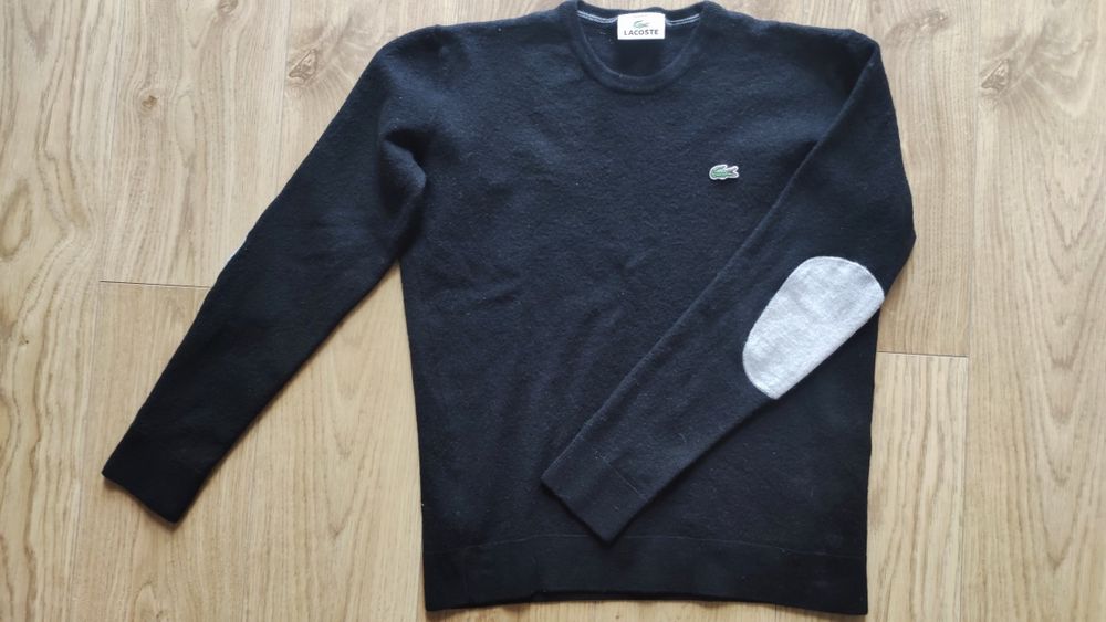 Elegancki sweter wełniany Lacoste