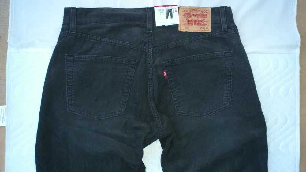 Джинсы Levi*Strauss 401,НОВЫЕ,чёрный ВЕЛЬВЕТW33L36.ПП-42,Дл-118,ВИНТАЖ
