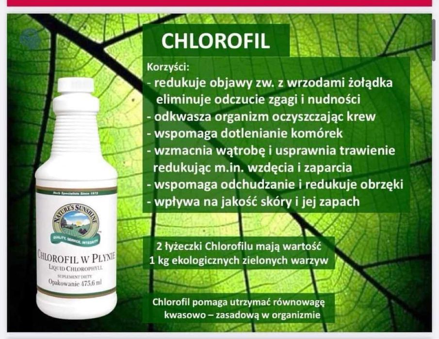 6-PAK Chlorofil-u (MEGA) od Nature's Sunshine