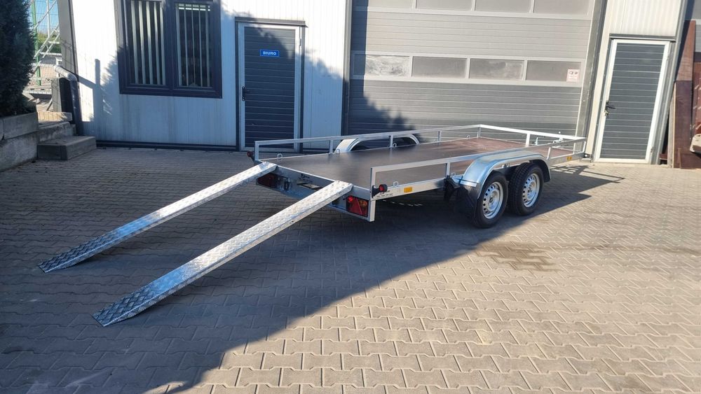 Przyczepka samochodowa na 2 Quady 400x156 750 kg Producent - TRANSPORT