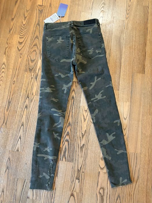 Pull&Bear nowe z metkami obcisłe jeansy moro rurki z przetarciami xs s