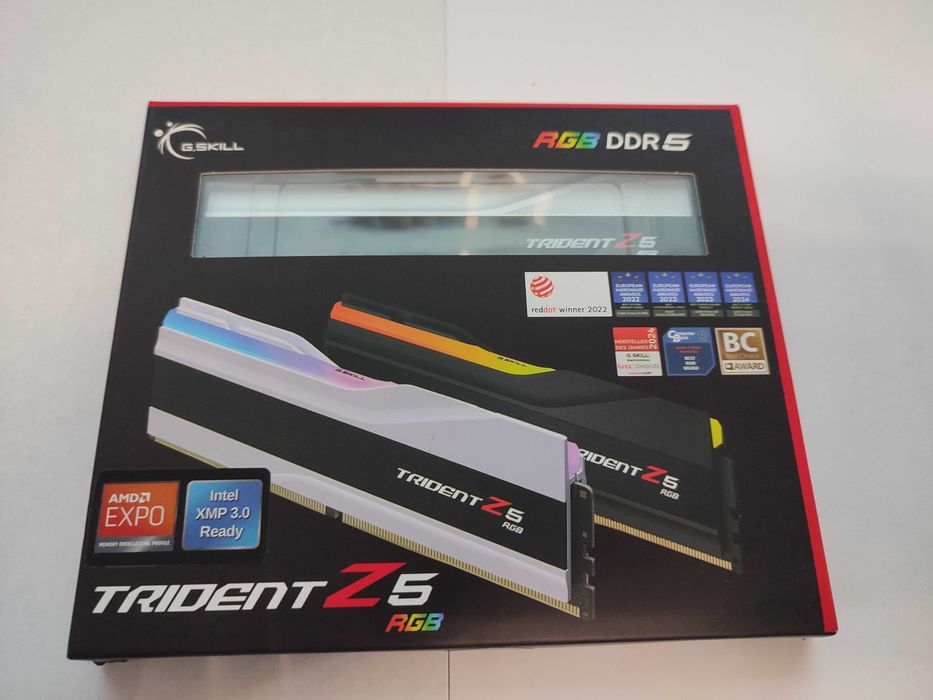 G.Skill Trident Z5 RGB, DDR5, 32 GB, 6000MHz, CL36. nowe. gwarancja.