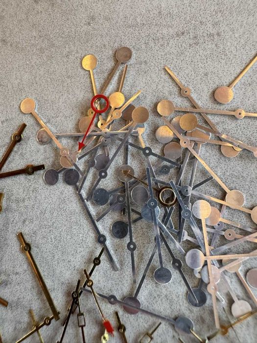 Wskazówki do zegarków naręcznych zestaw Vintage 1