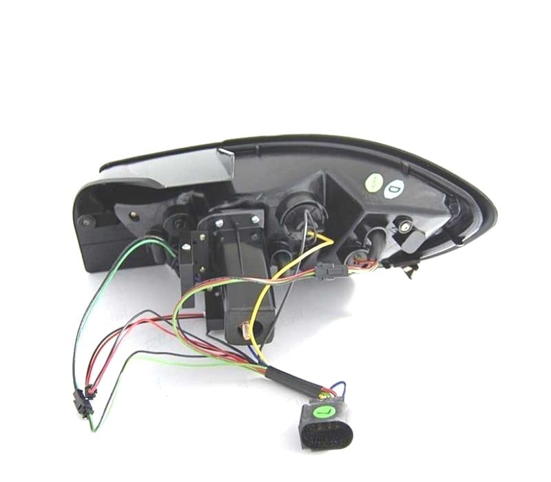 FAROLINS TRASEIROS PARA SEAT IBIZA 08-12 LIGHT BAR FUNDO VERMELHO CROMADO 3 PORTAS