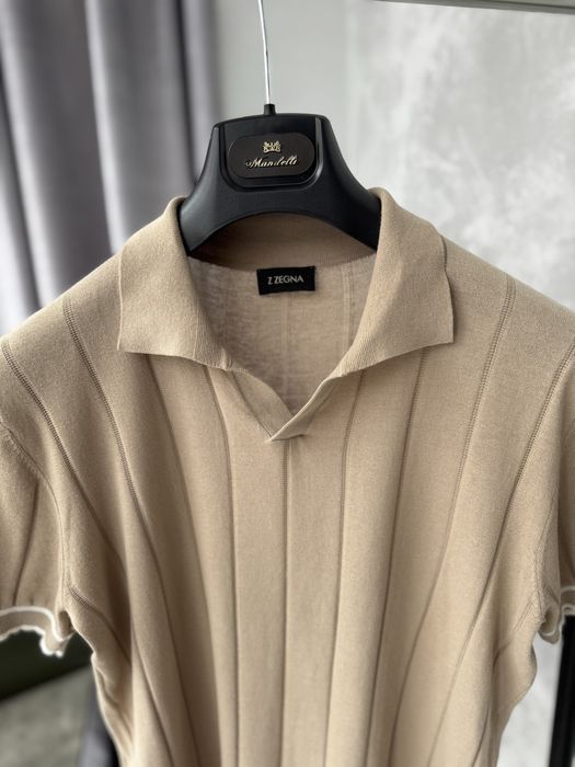 Футболка, трикотажное поло, ZEGNA