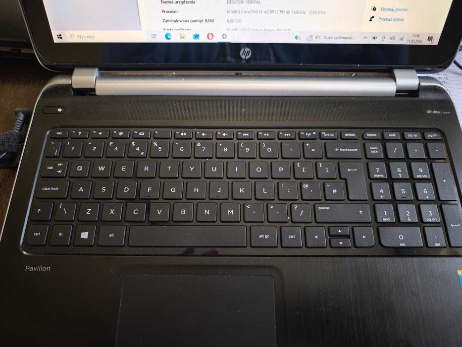 Laptop HP Pavilon TS 15 Notebook PC