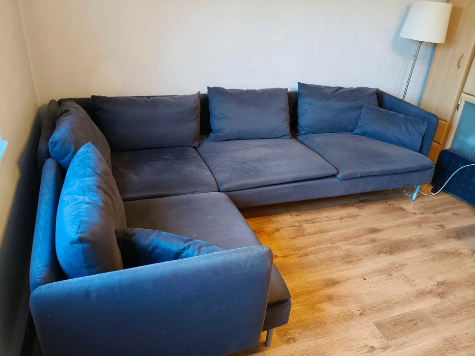SÖDERHAMN Sofa narożna 4-osobowa, z otwartym końcem