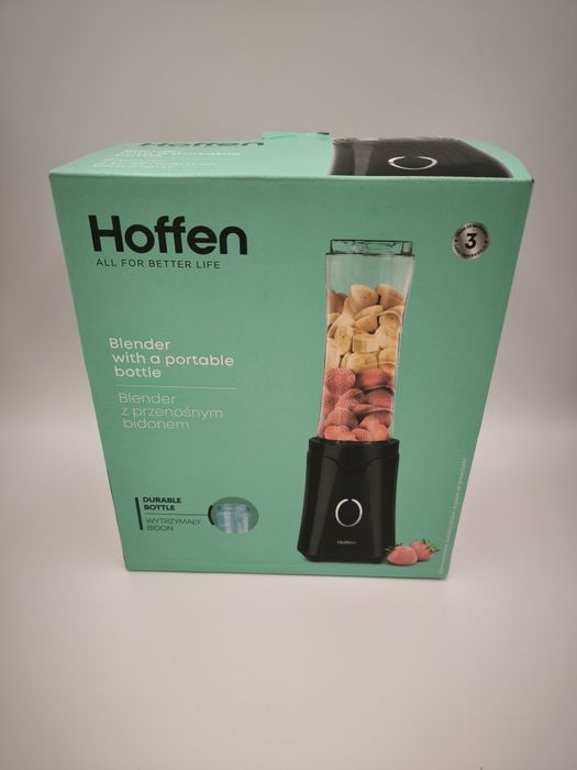 Blender przenośny z bidonem 0,60 l Hoffen 350 W