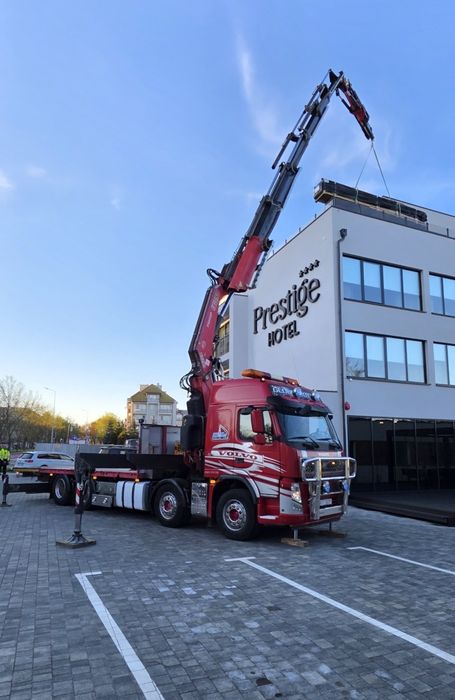 Usługi dźwigowe hds 30m transport  kontenery energetyka kolej galsta.pl