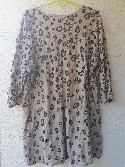 Tunika gnieciona panterka C&A fason A