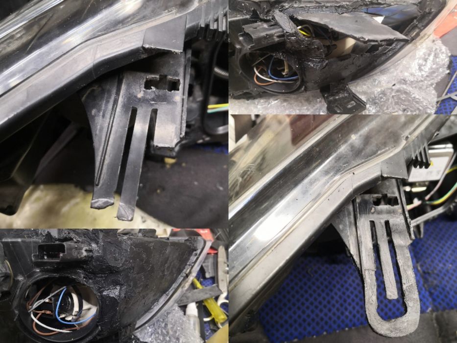 Ремонт фара пайка