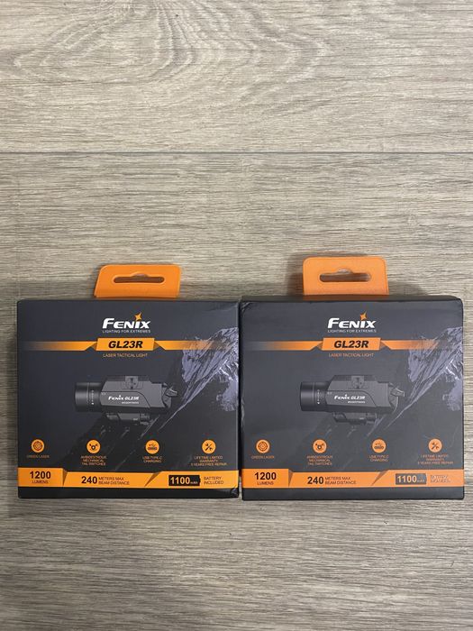 Ліхтар до пістолета Fenix GL23R з акумулятором, лазерний приціл
