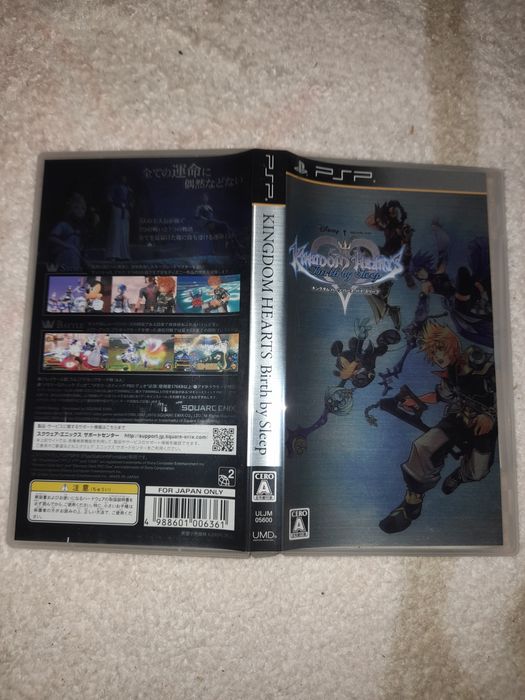 Kingdom hearts psp retro ntsc j kolekcjonerski stan import z Japonii