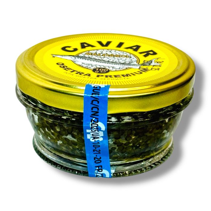 Ікра чорна осетровая kaviar 100грамм