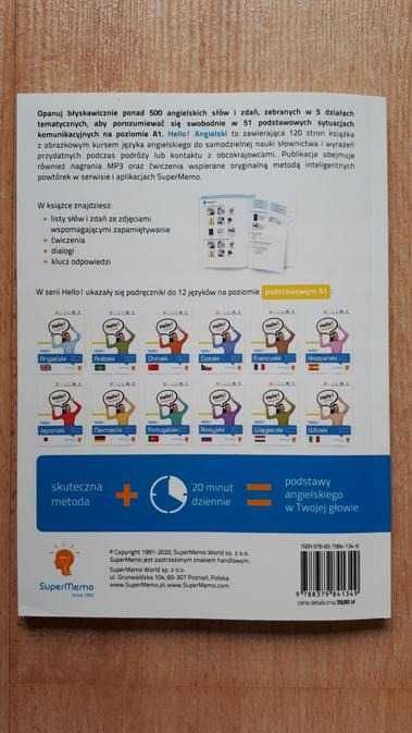 Hello! Angielski A1 SuperMemo (BEZ WERSJI ONLINE)
