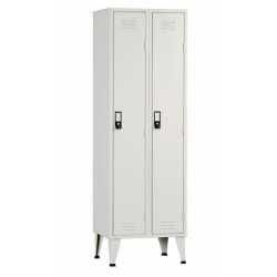Armário vestiário 3 cacifos chapa cinza