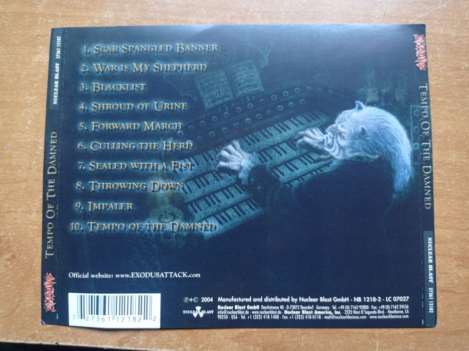 Exodus - Tempo of The damned