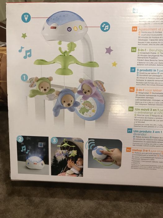 Іграшка в колиску (мобиль для кроватки) фішер прайс