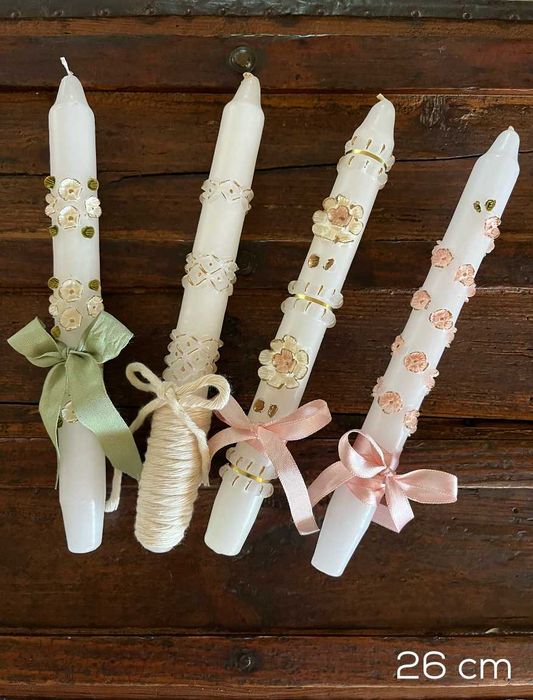 Baptism Candle with Customized Bag Gift64552037803395126