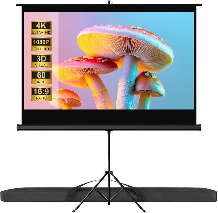 Nowy ekran projekcyjny /projektor / VISULAPEX /kino/ 60" / 16:9 !K111!