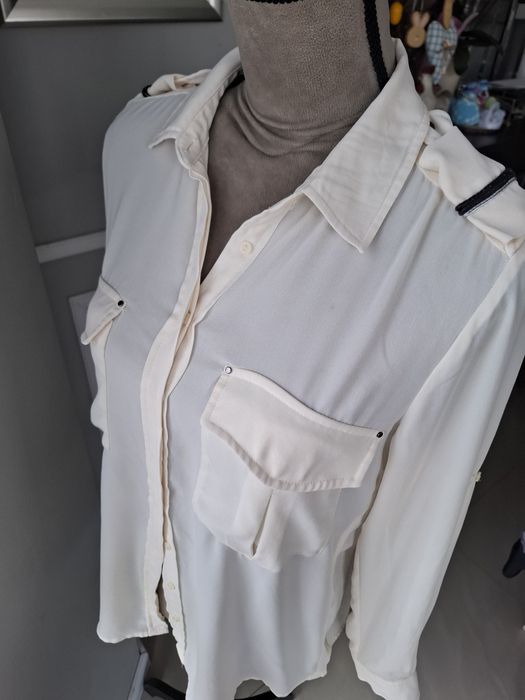 Bluzka koszula Mango roz 38 M