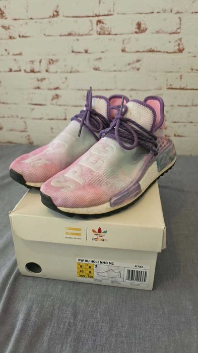 adidas x Pharrell Williams HU Holi NMD MC Pink Glow