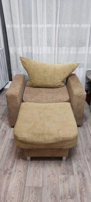 Крісло м’яке розкладне