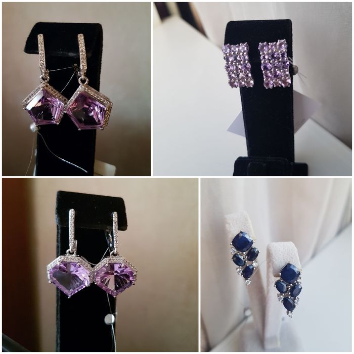 Натуральные минералы, серебро 925 пробы