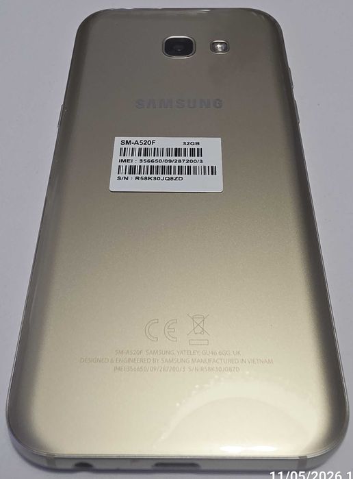 Samsung Galaxy A5 dourado em excelente estado — sem riscos nem defeitos