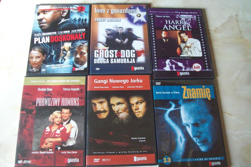 Zestaw 20 filmów dvd mix
