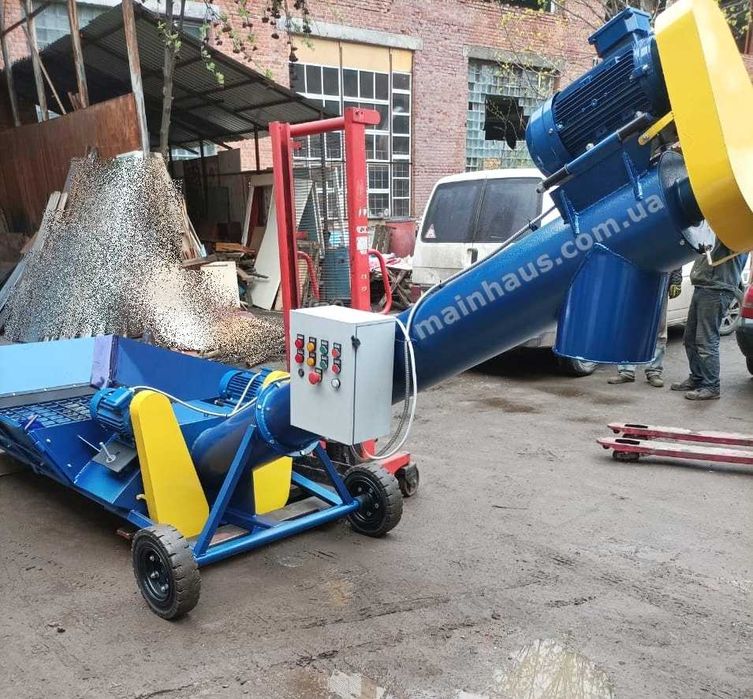 розвантажувач вагонів типу хоппер шнек для зерна 70т/г погрузчик