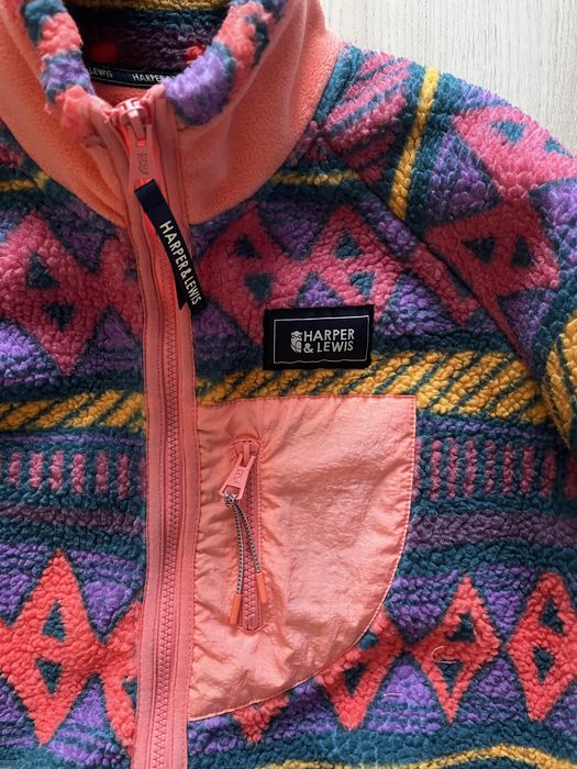 Bluza polarowa vintage Harper & Lewis (unisex)