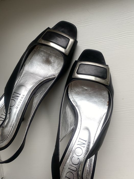 Czarne obcasy 37,5