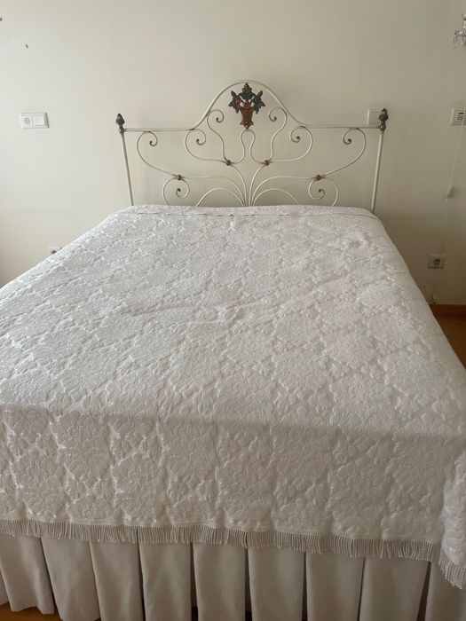 Cama ferro antiga restaurada