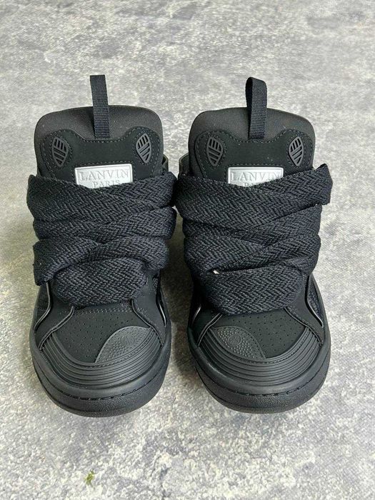 Кеди Lanvin Curb кеды ланвин кросівки ланвін Sneakers чорні 37 39 42