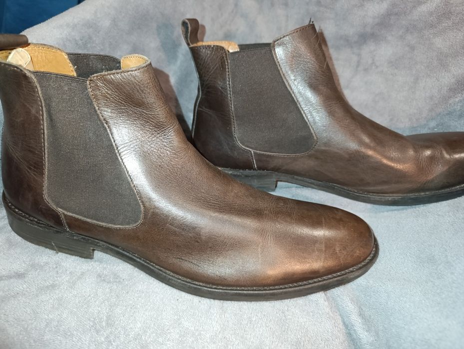 Sztybety 45 kozaki 45 SKORA NATURALNA buty 45 buty męskie 45