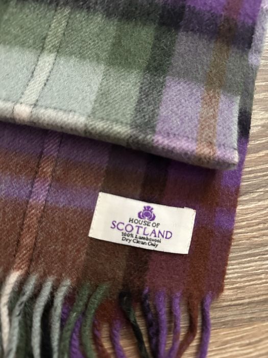 Шерстяний шарф від шотландського преміум бренду house of scotland