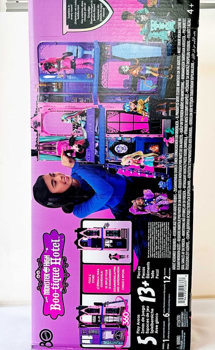 Набір Monster High БУ-тік Готель Лігво Будинок для ляльок кімната